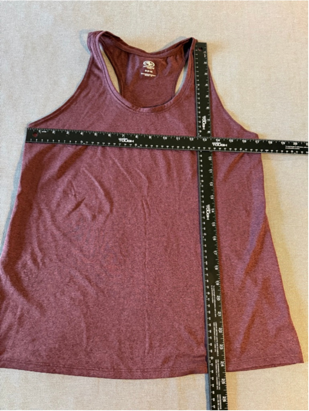 women's athletic racerback tank tops Athletic Works blue and copper size M - Picture 9 of 9